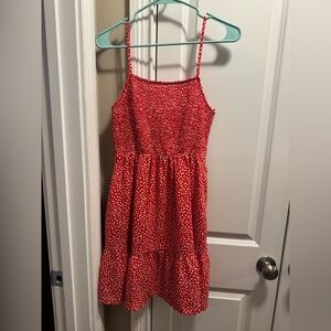 Red floral sundress size medium